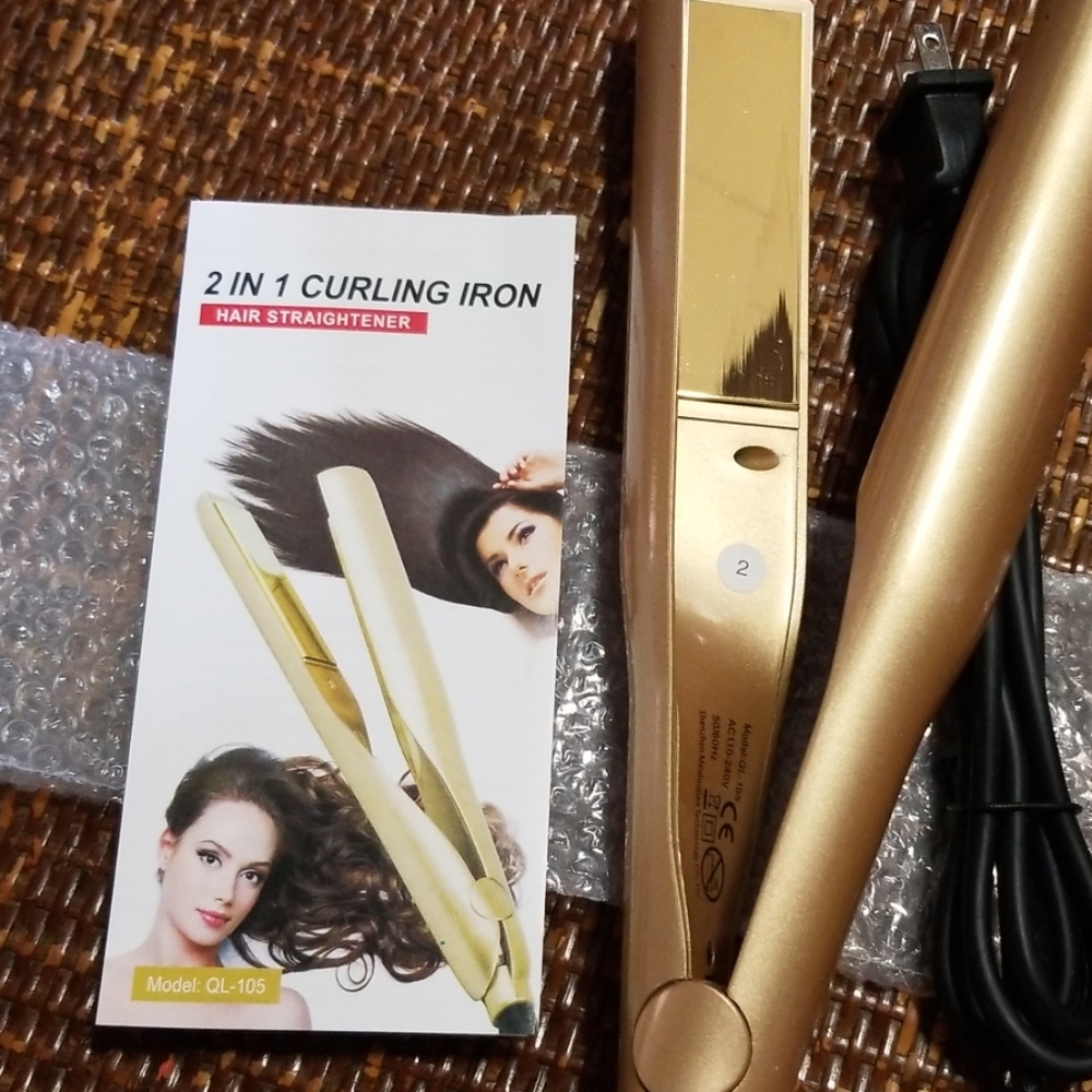 NEW 2 IN 1 CURLING IRON
